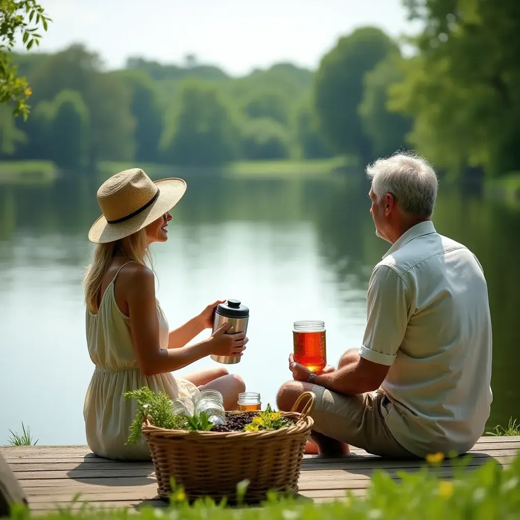 Gyógynövényekből készült tea, ami a vérkeringést támogatja.